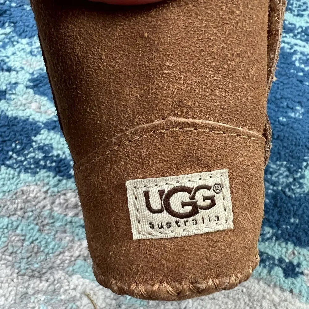 Ugg Girls Brown Fur Boots Size 0/1